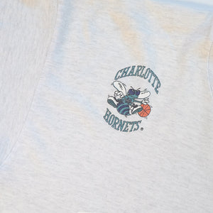 Vintage Charlotte Hornets Front & Back Graphic T-Shirt - M/L