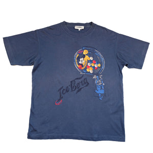 Vintage Iceberg Mickey Mouse Embroidered Made In Italy T-Shirt - XL