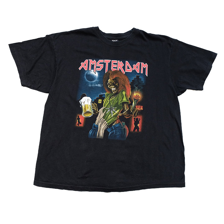 Vintage Iron Maiden Amsterdam Graphic T-Shirt - S/M