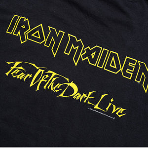 Vintage RARE 1993 Iron Maiden Fear Of The Dark Live Tour T-Shirt - XL