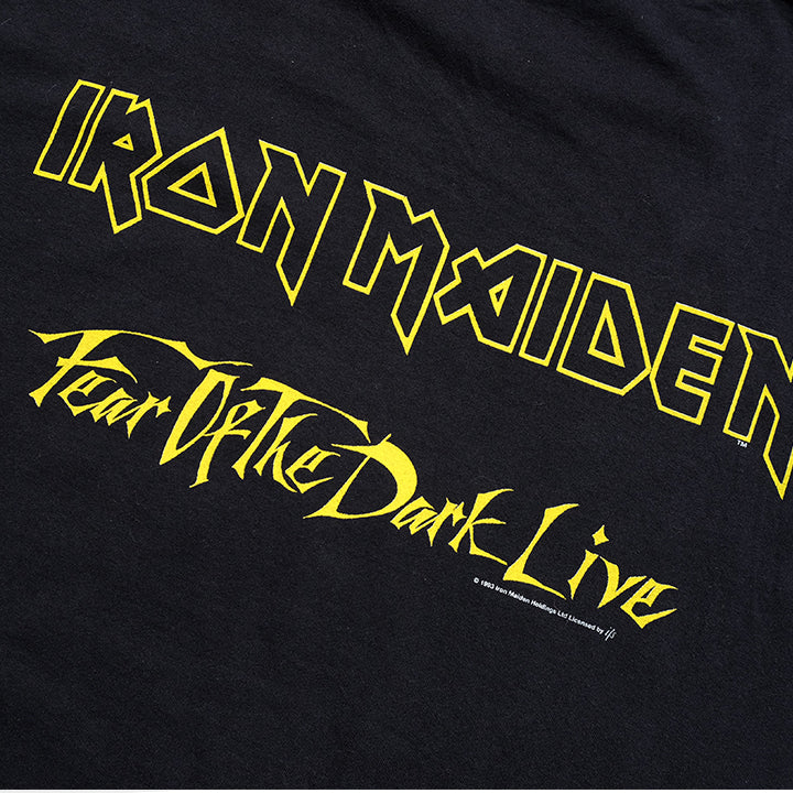 Vintage RARE 1993 Iron Maiden Fear Of The Dark Live Tour T-Shirt - XL