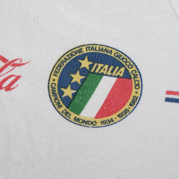 Vintage 80s Italia Football Crewneck - L