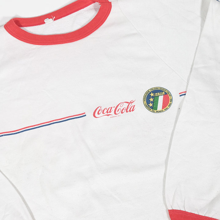 Vintage 80s Italia Football Crewneck - L
