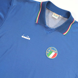 Vintage 1988-1990 Italia Diadora Jersey - L