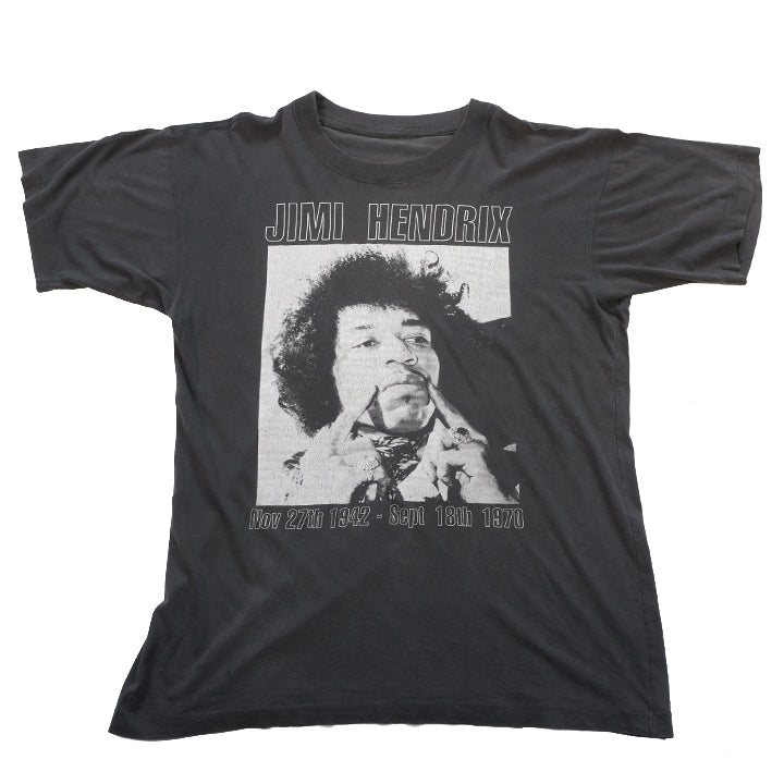 Vintage Jimi Hendrix Graphic Single Stitch T-Shirt - XL