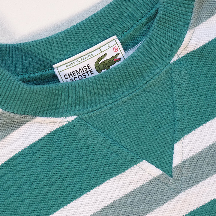 Vintage Rare Chemise Lacoste LCL Woven Sweater Made In France - M/L