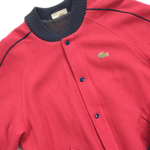 Vintage Chemise Lacoste Wool Bomber Jacket Made In France - S/M