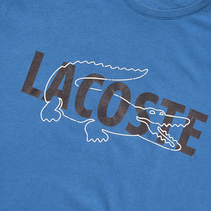 Vintage Lacoste Logo Spell Out T-Shirt - M