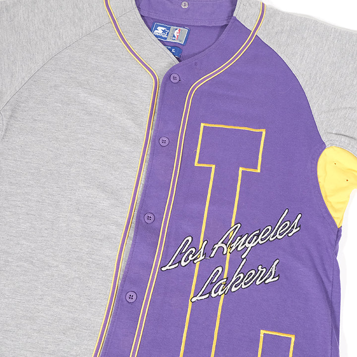 Vintage Starter Los Angeles Lakers Baseball Jersey - XL