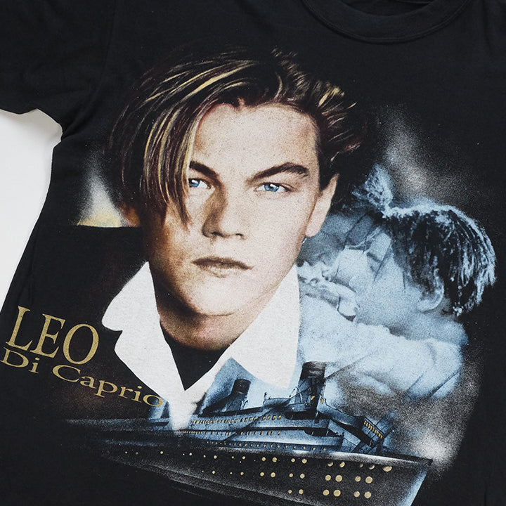Vintage RARE Leonardo DiCaprio Rap Tee T-Shirt - L