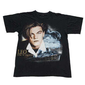 Vintage RARE Leonardo DiCaprio Rap Tee T Shirt L Steep Store