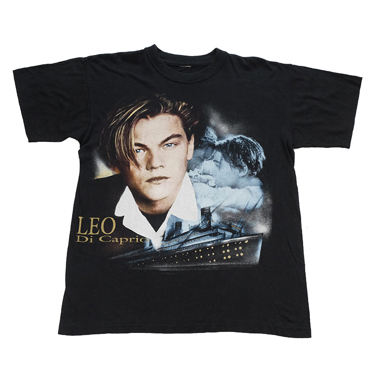 Vintage RARE Leonardo DiCaprio Rap Tee T Shirt L