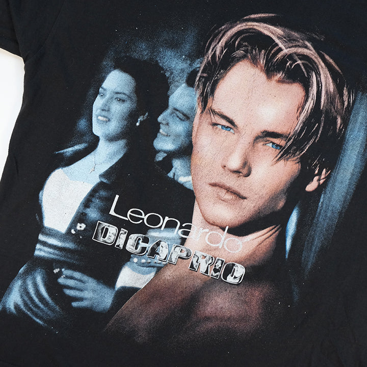 Vintage RARE Leonardo DiCaprio Rap Style T-Shirt - L