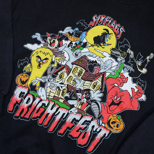 Vintage Looney Tunes Six Flags Big Graphic Crewneck - L