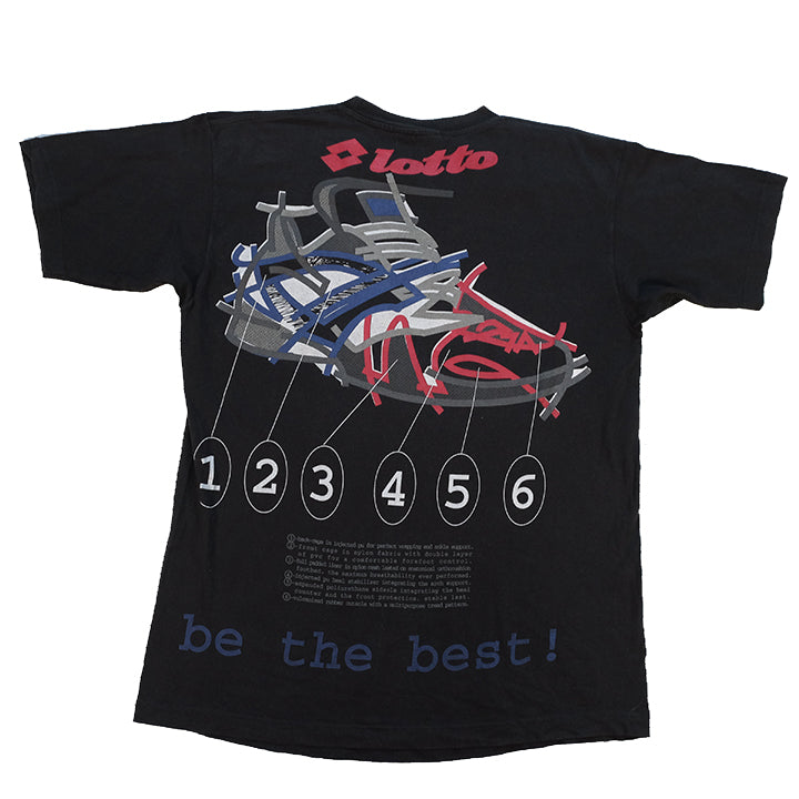 Vintage Lotto Front & Back Graphic T-Shirt - L