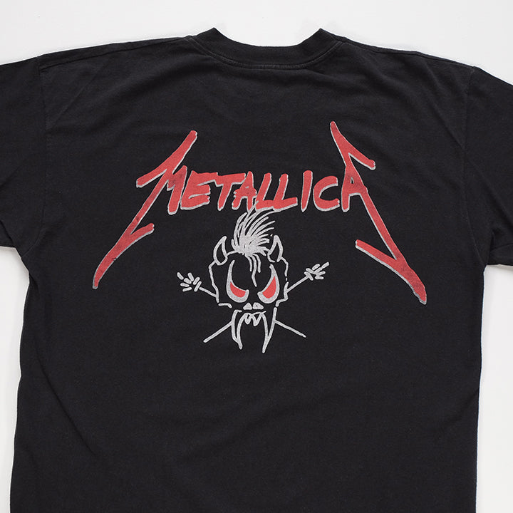Vintage Metallica Front & Back Graphic T-Shirt - L