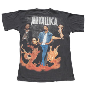 Vintage RARE Metallica Rap Style Front & Back Graphic Single Stitch T-Shirt - L