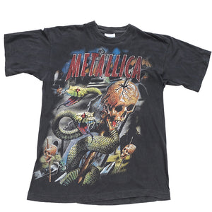 Vintage RARE Metallica Rap Style Front & Back Graphic Single Stitch T-Shirt - L