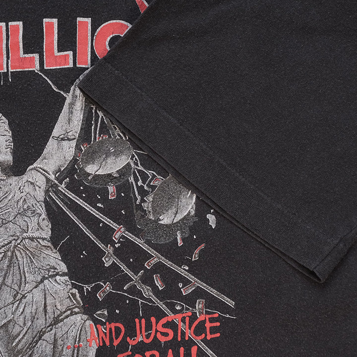 Vintage Metallica And Justice For All Single Stitch T-Shirt - L