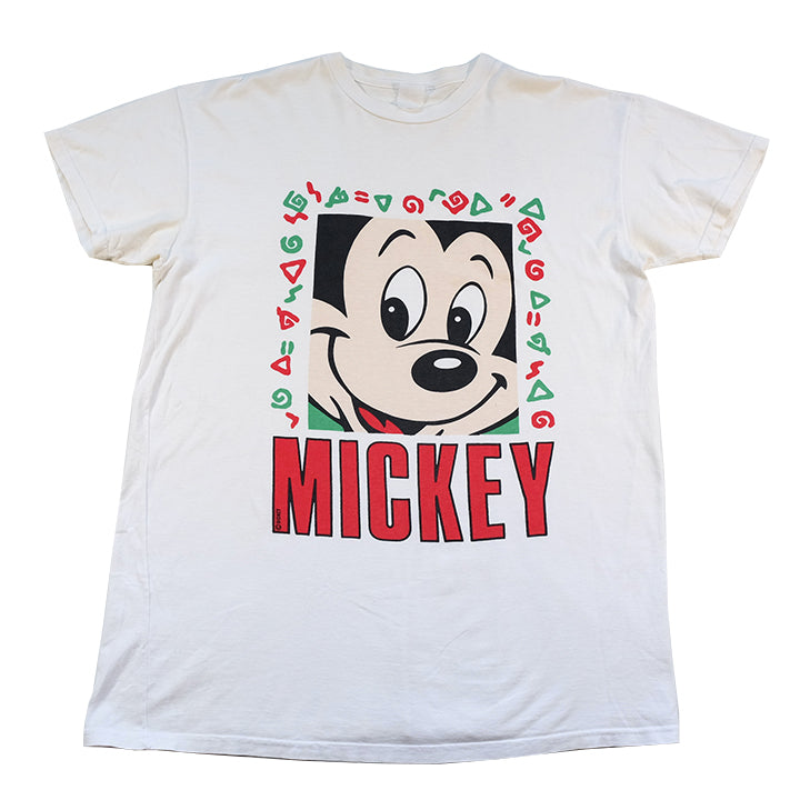 Vintage Mickey Mouse Graphic T-Shirt - L