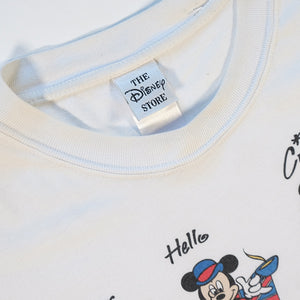 Vintage Mickey Mouse Hello Graphic T-Shirt - M