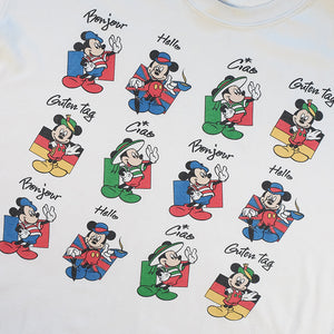 Vintage Mickey Mouse Hello Graphic T-Shirt - M