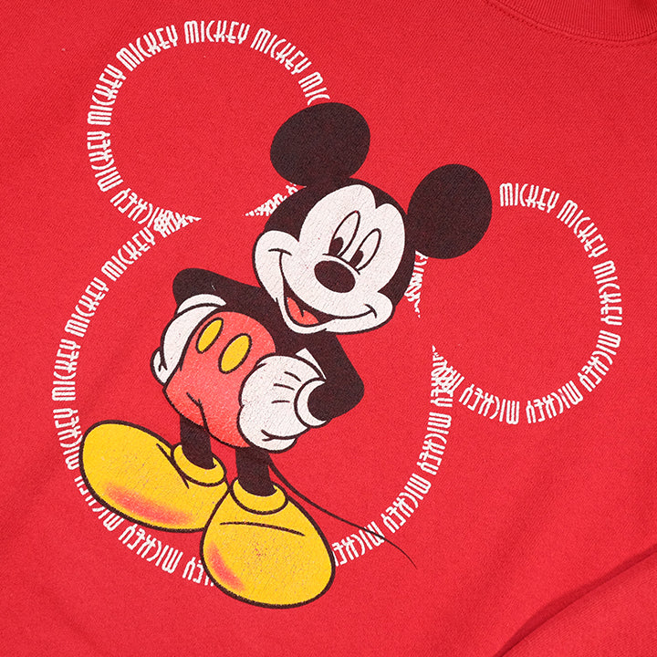 Vintage Mickey Mouse Big Graphic Crewneck - M