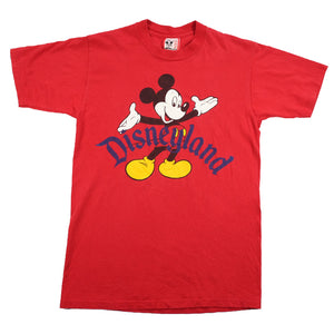 Vintage Mickey Mouse Disneyland Graphic MADE IN USA T-Shirt - M
