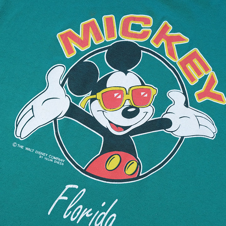 Vintage Mickey Mouse Graphic Single Stitch Made In USA T-Shirt - L