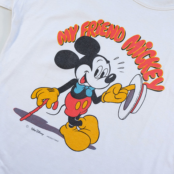 Vintage Mickey Mouse WOMENS T-Shirt - L