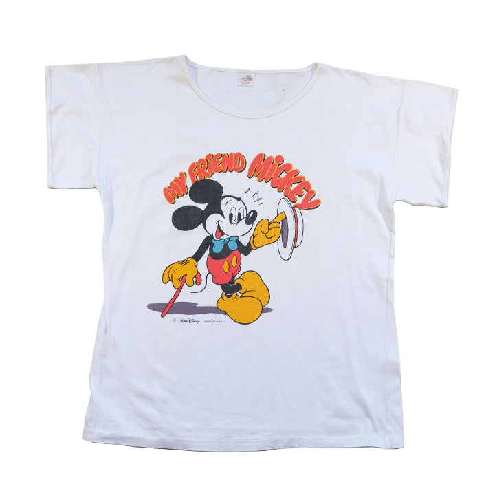 Vintage Mickey Mouse WOMENS T-Shirt - L