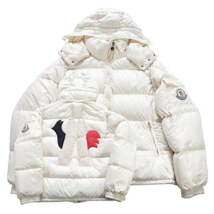 Vintage Moncler BIG Patch Logo Puffer Down Jacket - XL