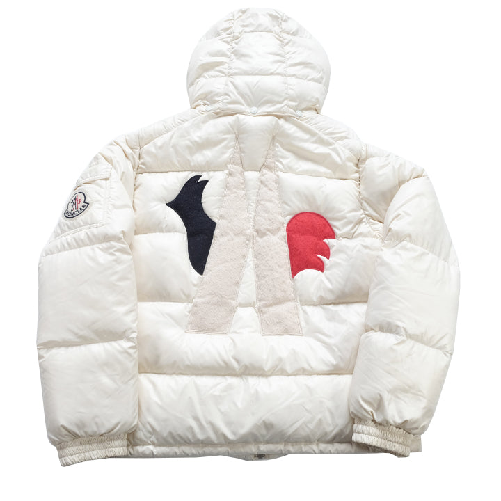 Vintage Moncler BIG Patch Logo Puffer Down Jacket - XL