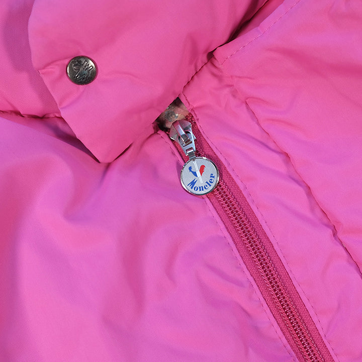 Vintage 80s Moncler Grenoble Logo Puffer Down Coat Jacket - XL