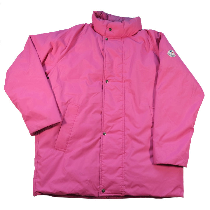 Vintage 80s Moncler Grenoble Logo Puffer Down Coat Jacket - XL