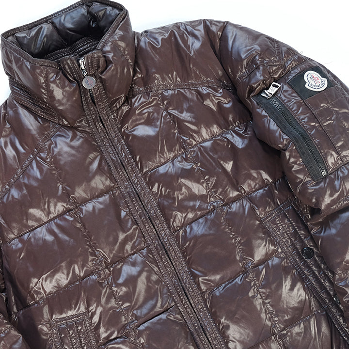 Vintage Moncler Classic Patch Puffer Down Jacket - L