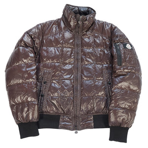 Vintage Moncler Classic Patch Puffer Down Jacket - L