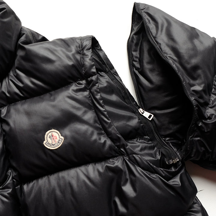 Vintage Moncler Patch Logo Puffer Down Jacket/Vest - XL