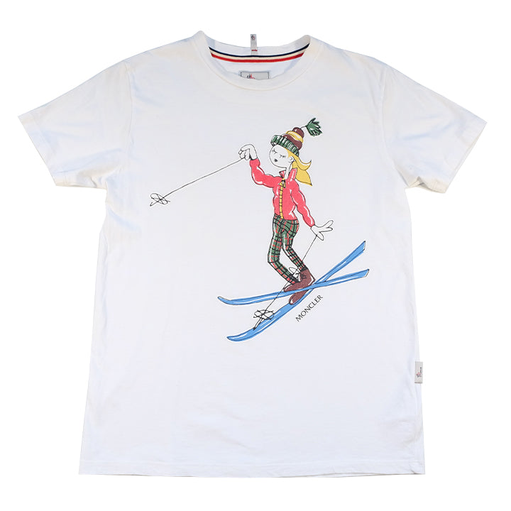 Vintage Moncler Ski Graphic T-Shirt - S