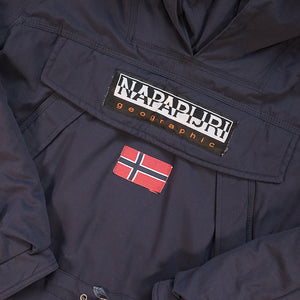 Vintage Napapijri Geographic Spell Out Skidoo Quilted Jacket - M