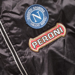 Vintage RARE 90s Napoli Fleece Lined Warm Up Jacket - XL