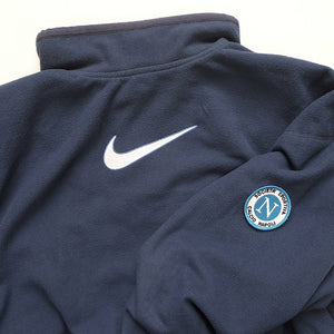 Vintage Nike Napoli Fleece Lined Reversible Warm Up Quarter Zip - XL