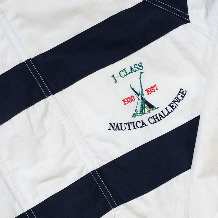 Vintage Nautica J-Class Embroidered Spell Out Jacket - XL