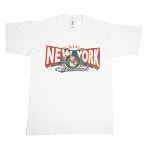 Vintage New York Spell Out Single Stitch T-Shirt - M