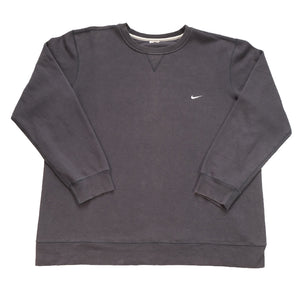 Vintage Nike Embroidered Swoosh Crewneck - XXL