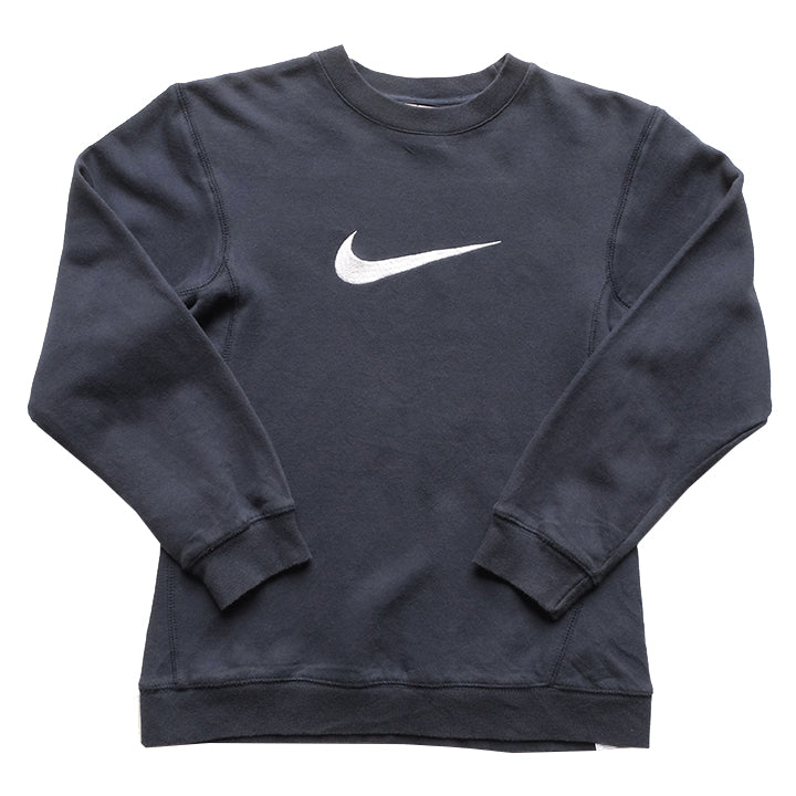 Nike big swoosh crewneck deals