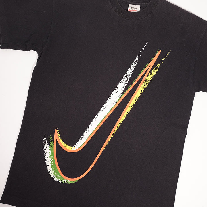 Vintage Rare Nike Big Swoosh Single Stitch T-Shirt - L