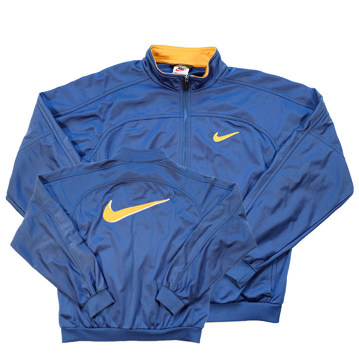 Vintage Nike Big Swoosh Track Jacket - S