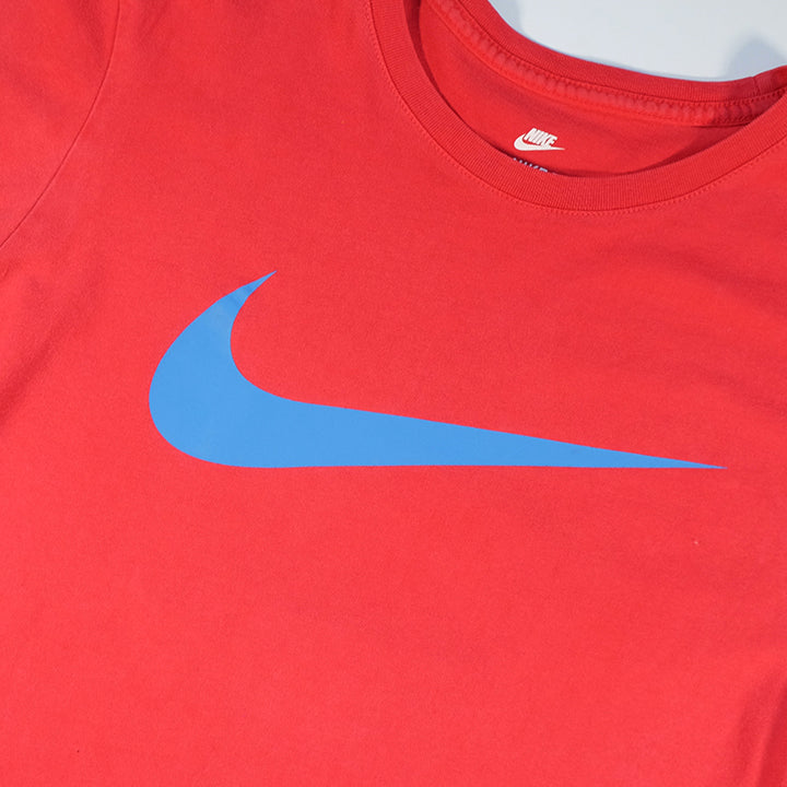 Vintage Nike Big Swoosh T-Shirt - M