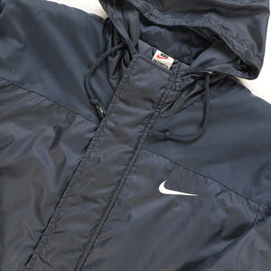 Vintage Nike Big Swoosh Quilted Coat - L